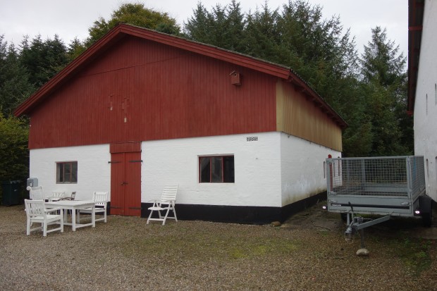 Bygning til brænde el. lign. 